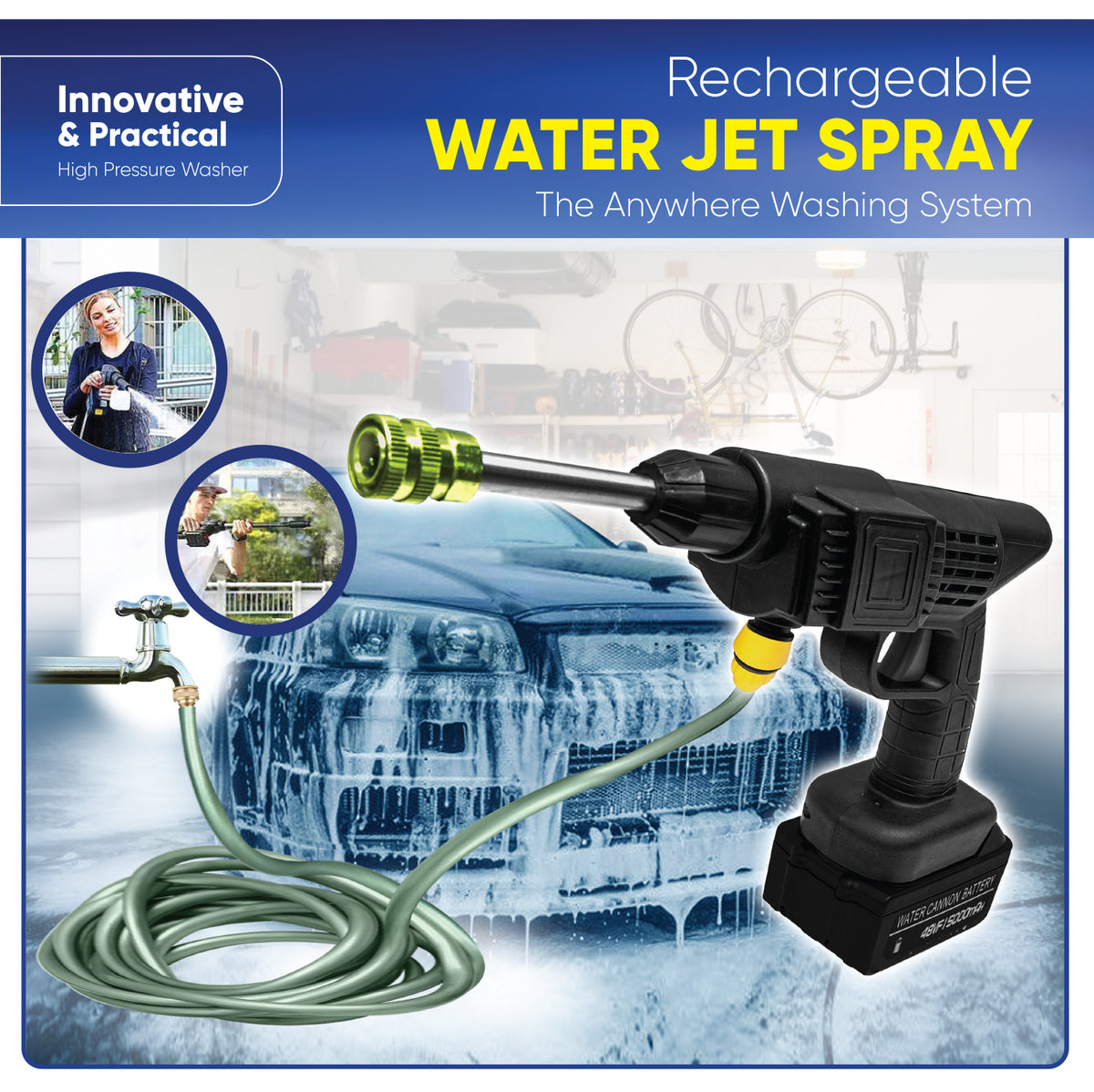 Smart Rechargeable Water Jet Spray – edmarklivemall