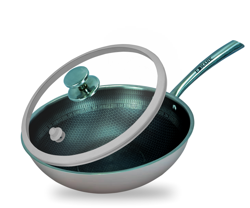 Edmark Scratch-Free Pressurized Wok with lid