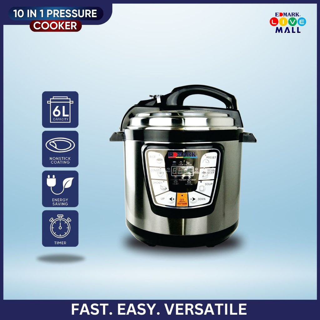 Dishes cooked in the Edmark Smart 10-in-1 Pressure Cooker