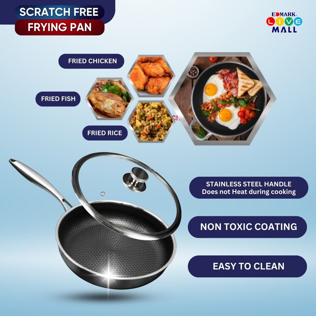Scratch-free frying pan