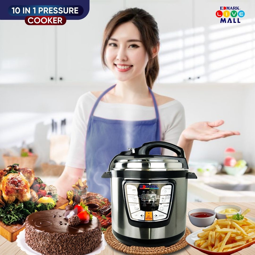 Edmark Smart 10-in-1 Pressure Cooker – edmarklivemall