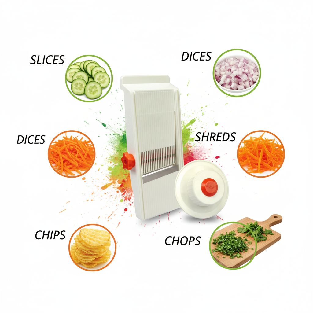 Rotamatic Super Slicer - Slices, Dices, Shreds, Chips, Chops
