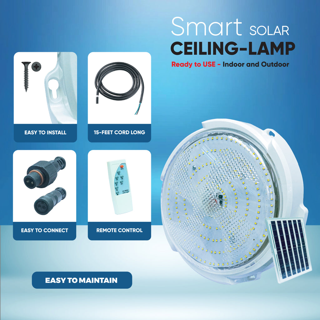 Smart Solar Ceiling-Lamp